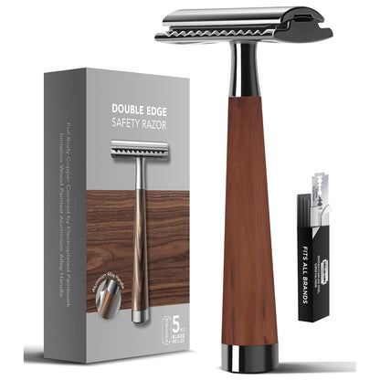 Double Edge Safety Razor Zinc Alloy Handle Razor
