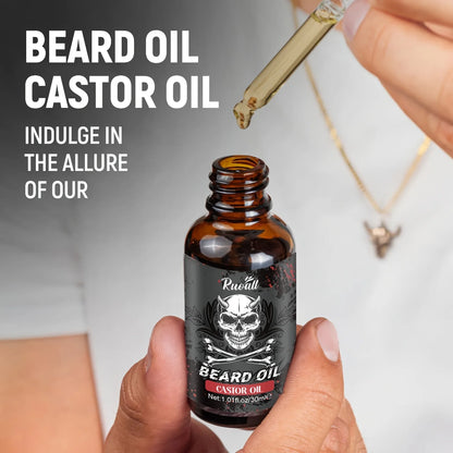 Beard essential oil rich in castor oil Beard Growth