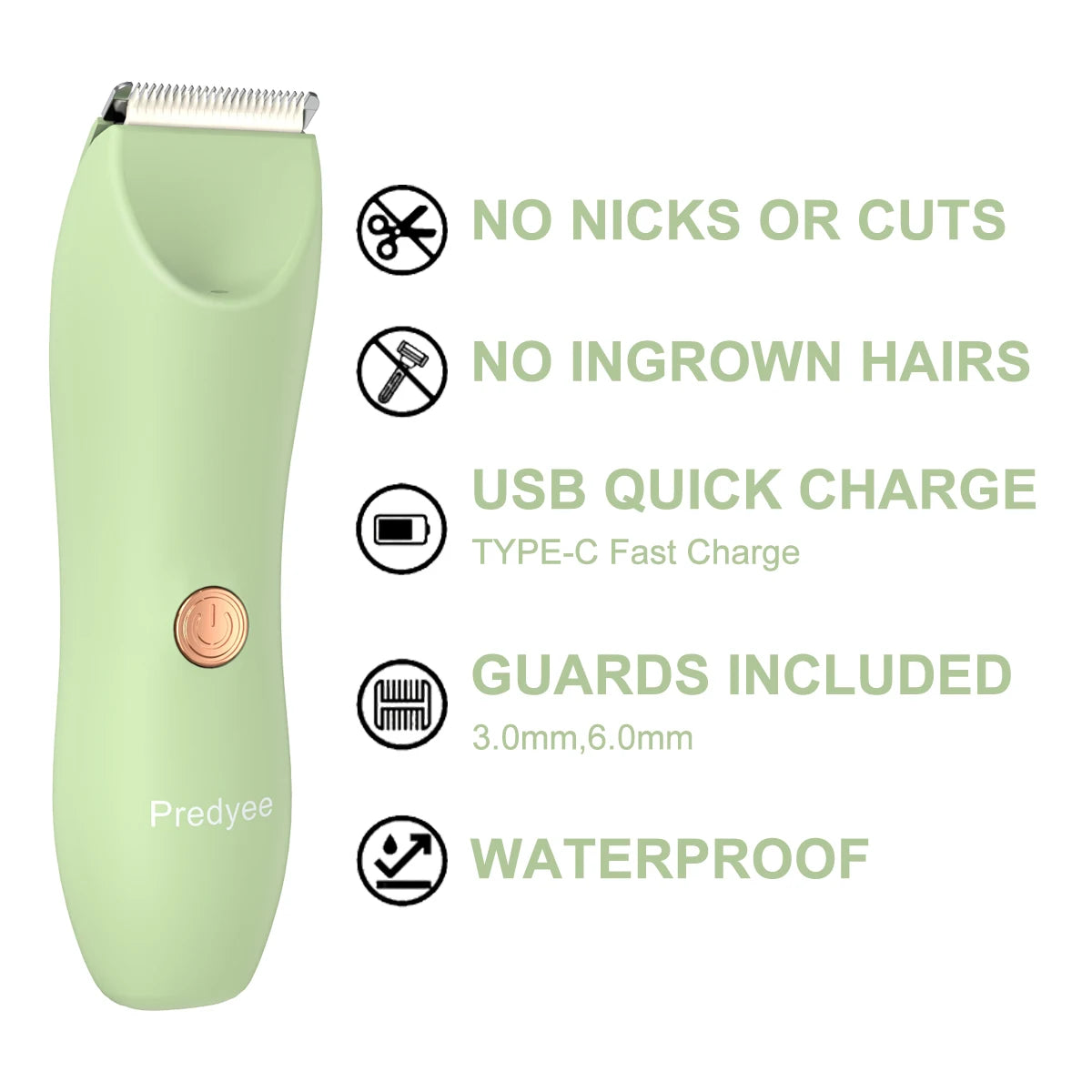 Hair Trimmer for Men & Women Waterproof Electric Trimmer