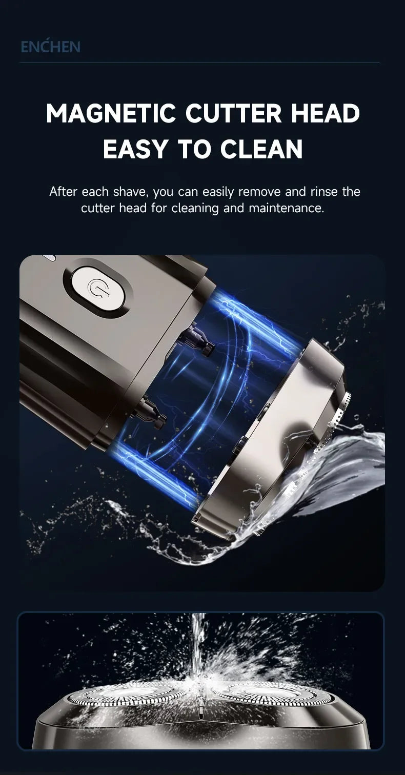 ENCHEN Beard Trimmer Mini Shaver Professional 2D Face Razor