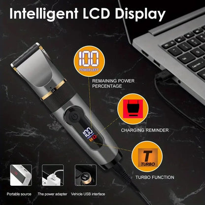 Man's Smart Washable Barber Professional USB Charging Edge