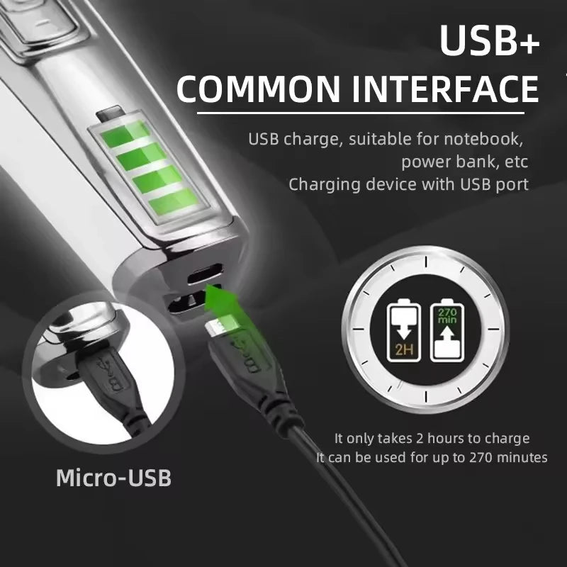 Kemei KM-5027 Original Electric Hair Clipper LCD Display