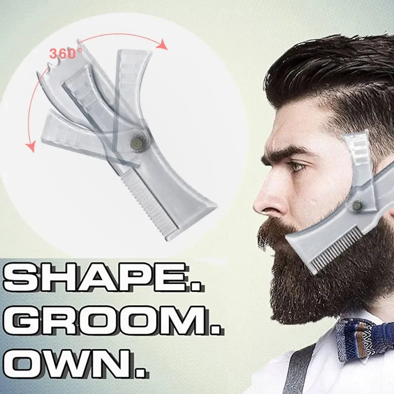 5-in-1 Adjustable Rotatable Beard Comb for Men