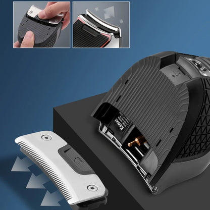 Wet & Dry Self-Haircut Electric Beard Hair Trimmer For Men