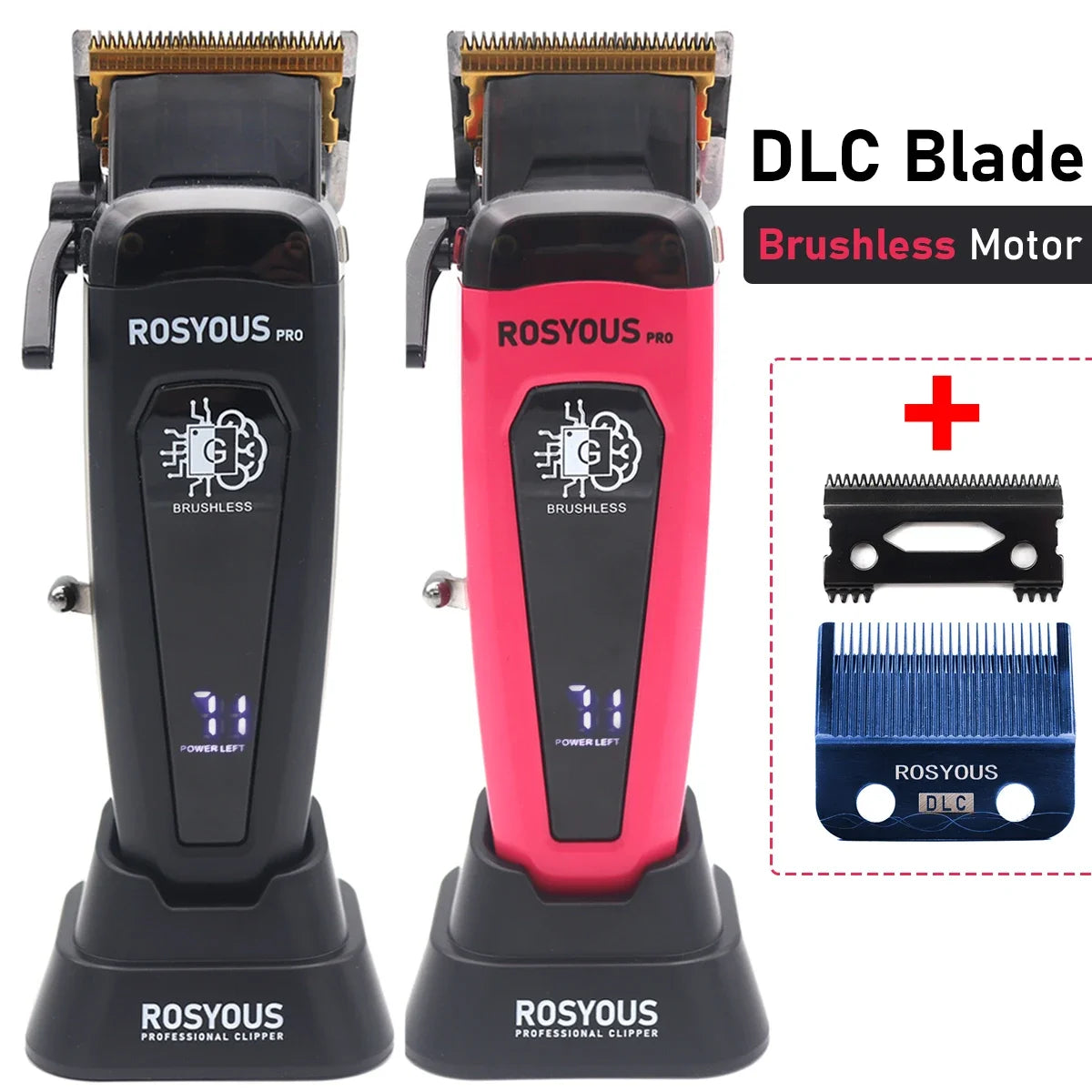 Professional Hair Clipper Brushless Motor DLC Blade  for Men 106