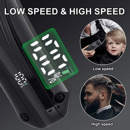 Solimpia Portable Home Hair Trimmer Intelligent Lithium Battery