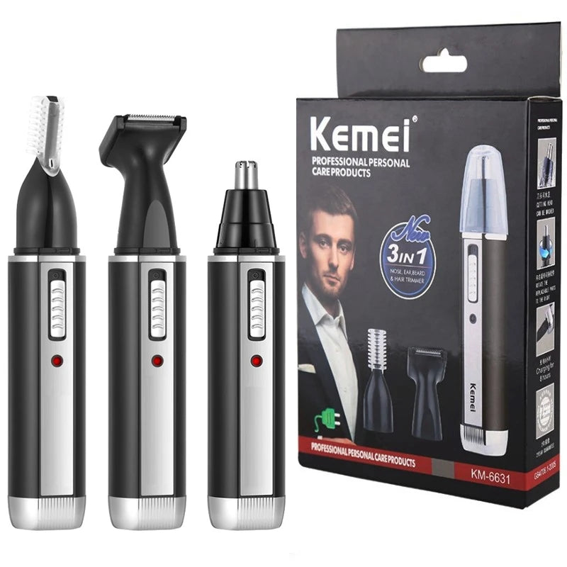 Original Kemei Rechargeable 4in1 Micro Hair Trimmer For Men