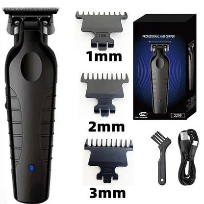 2299 Barber Cordless Hair Trimmer 0mm Zero Gapped Clipper