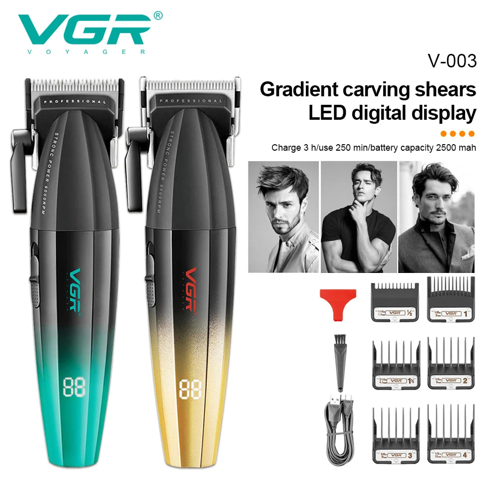VGR Hair Clipper Professional Hair Trimmer Electric Clippers