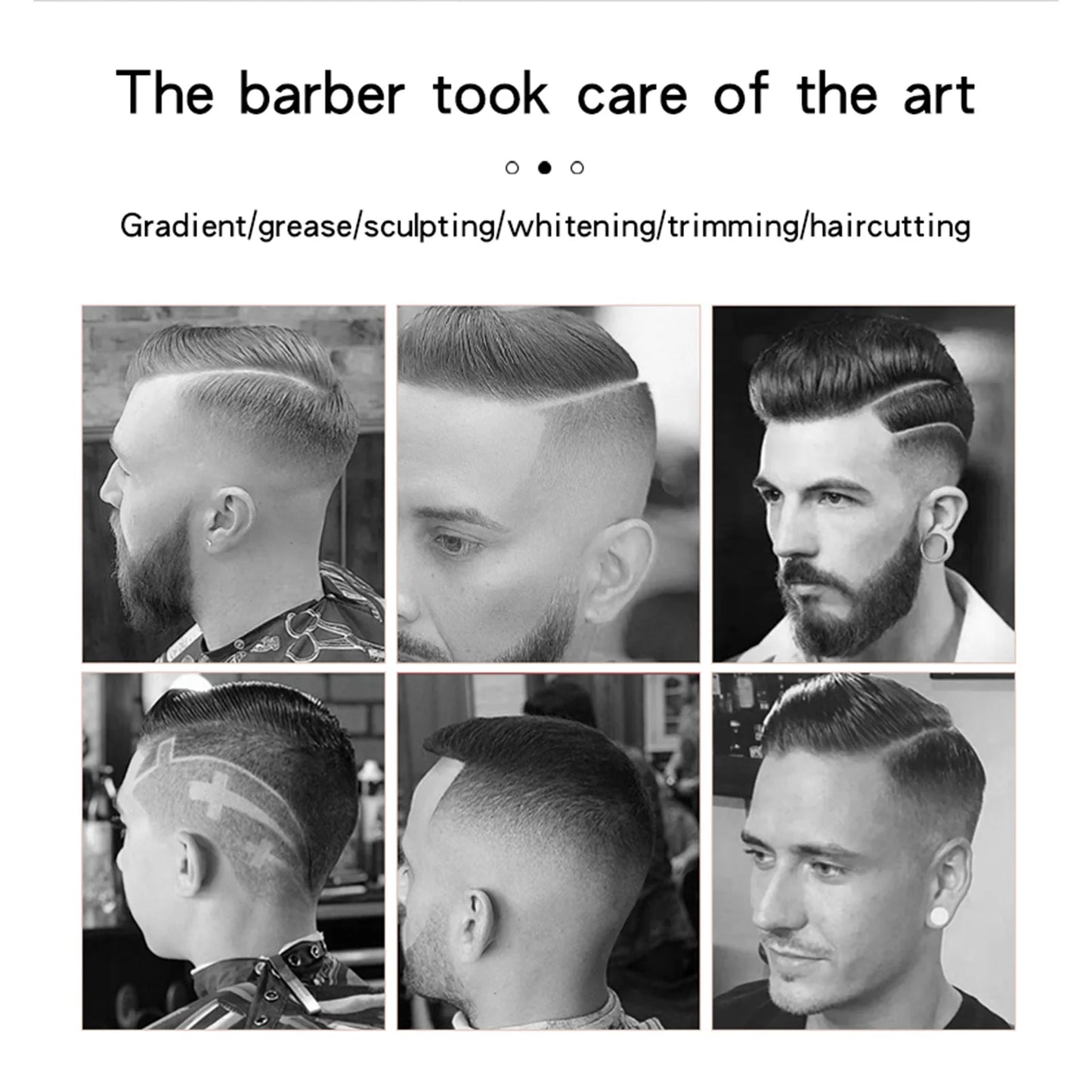 HIENA T9 hair clipper Professional barber Hair cutting