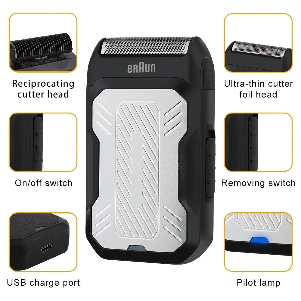 Original Fang Braun M606 Electric Razor Professional Shaver for Men