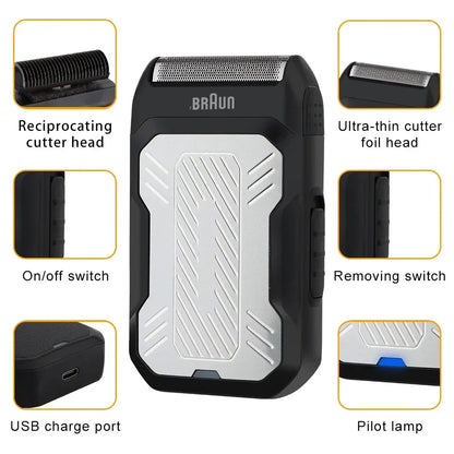 Original Fang Braun M606 Electric Razor Professional Shaver for Men