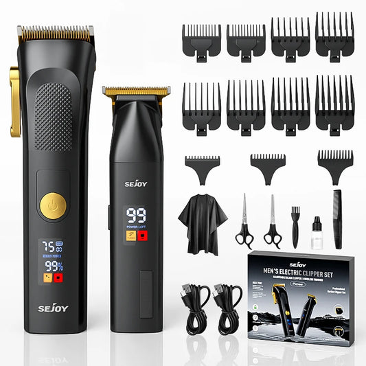 Sejoy Professional Electric hair clippers Kits Adjust Speeds
