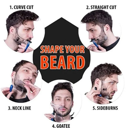 Men Beard Styling Template Stencil Beard Comb Beard Shaping