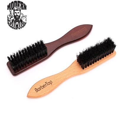 Barber Wood Handle Hairdressing Soft Hair Cleaning Brush