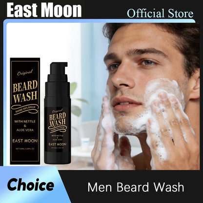 Aloe Repair Beard Wash Soothe After Shave Skin Reduce Skin