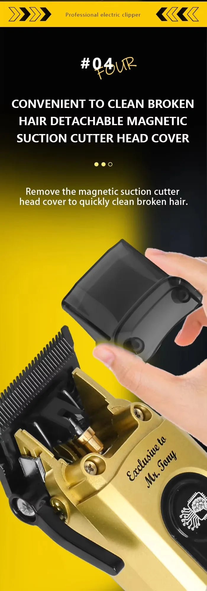 Kemei Electric Clippers Professional Brushless Motor Hair Cut KM-90-4