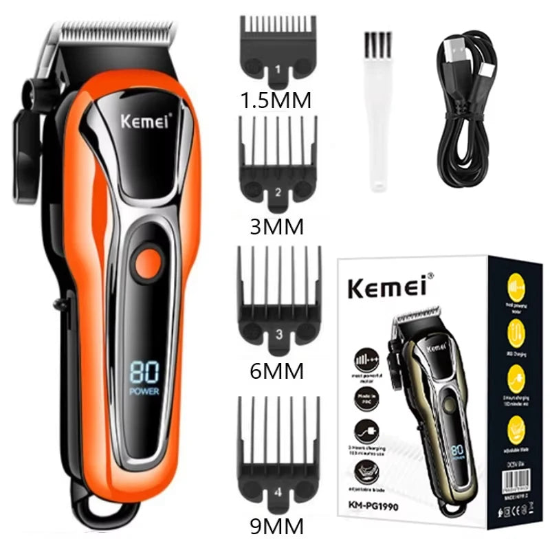 Kemei Hair Clipper Electric Hair Trimmer for men Electric shaver