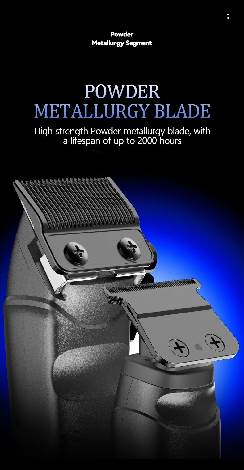 KEMEI Hair Salon Professional Hair Clipper and Shaving Set