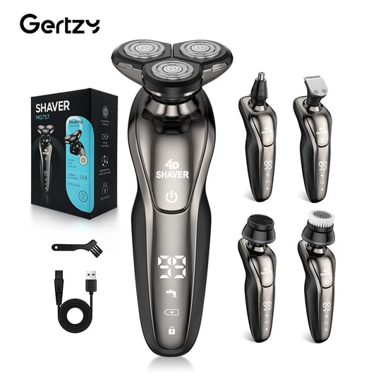 Men's 5-in-1 USB rechargeable electric shaver sets