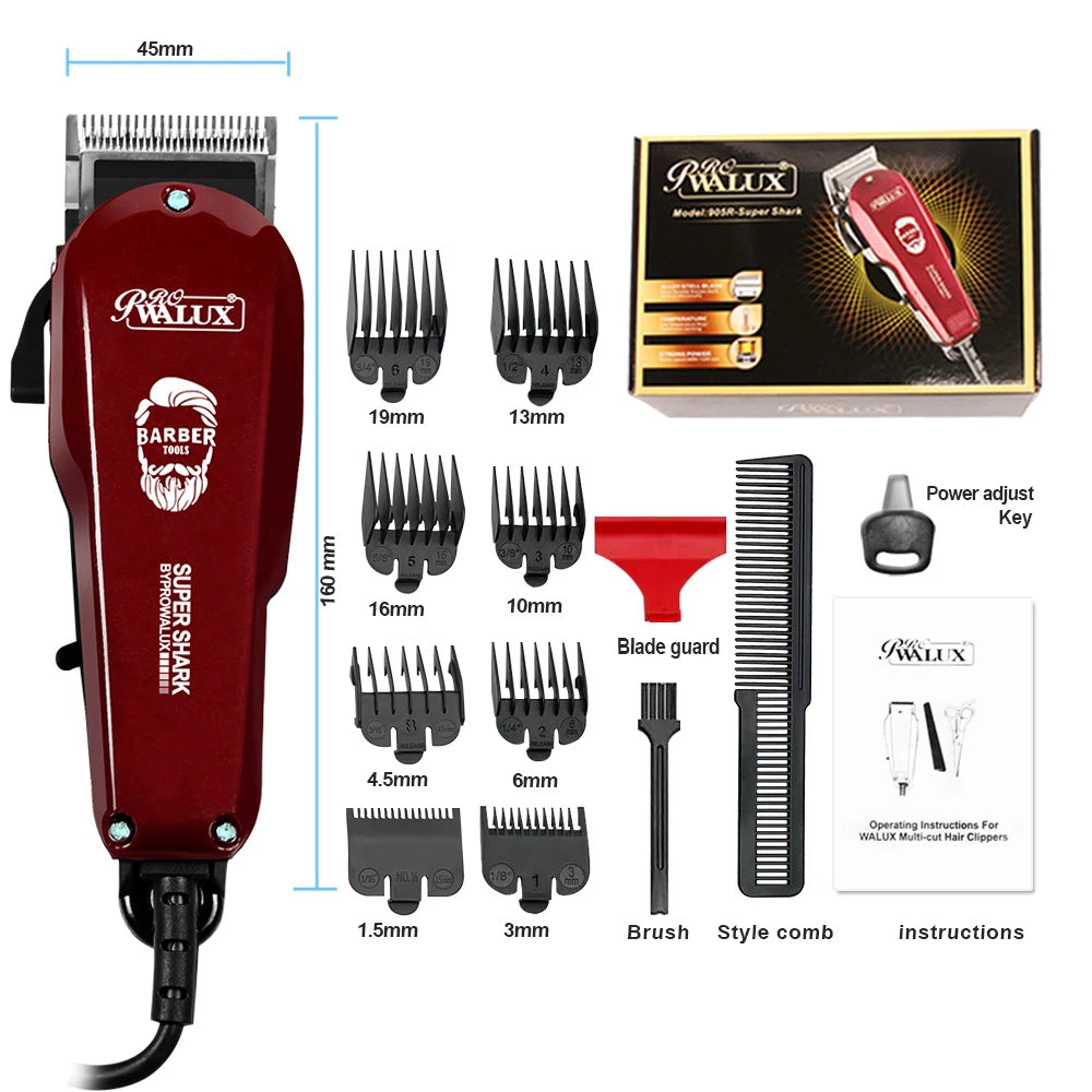 Professional 10W Classical Taper Level Hair Clipper Corded Trimmer