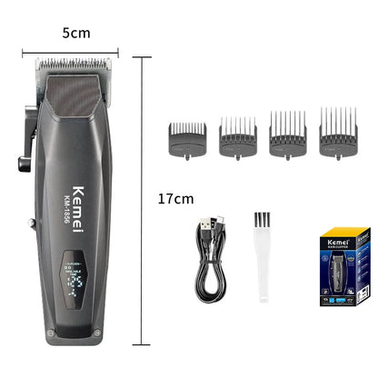 Kemei Professional Barber Hair Clippers USB Trimmer