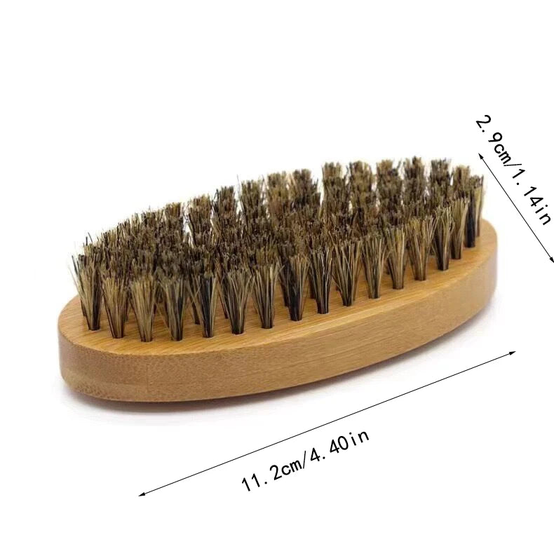 Men's Shaving Brush Set Boar Bristle Portable Barber