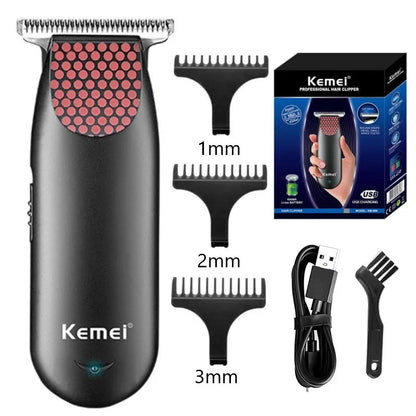 KM-889 Rechargeable Bald Professional Pocket Cordless Clipper