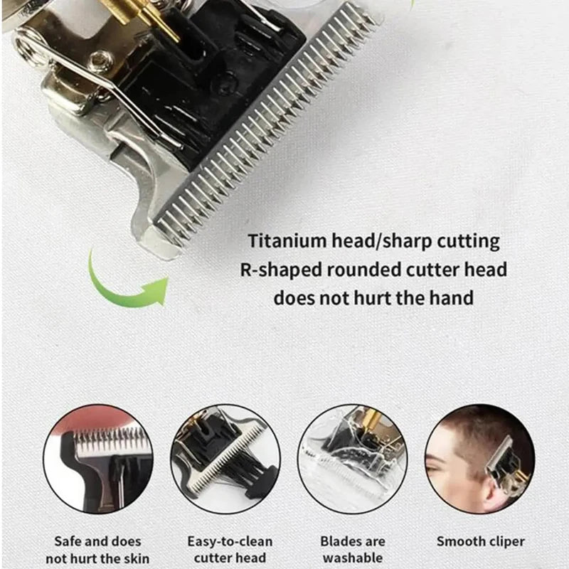 T9 Vintage Beard Shaver Electric Hair Cutting Machine Clipper