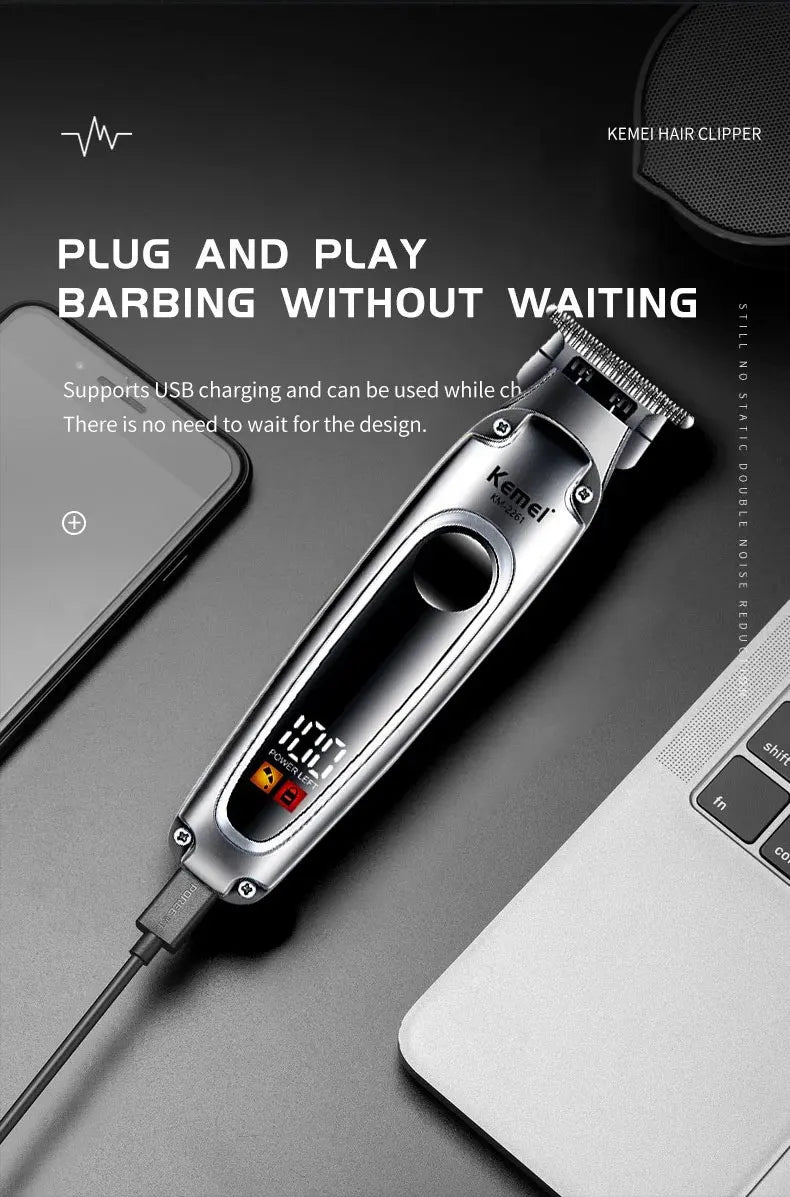 Kemei 2261 Barber Shop Hair Trimmer Electric Hair Clipper