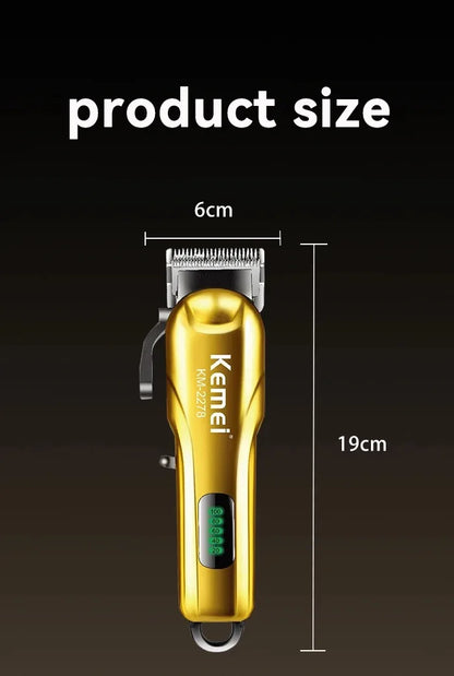 Kemei Cordless Hair Clippers Men Professional Hair Trimmer