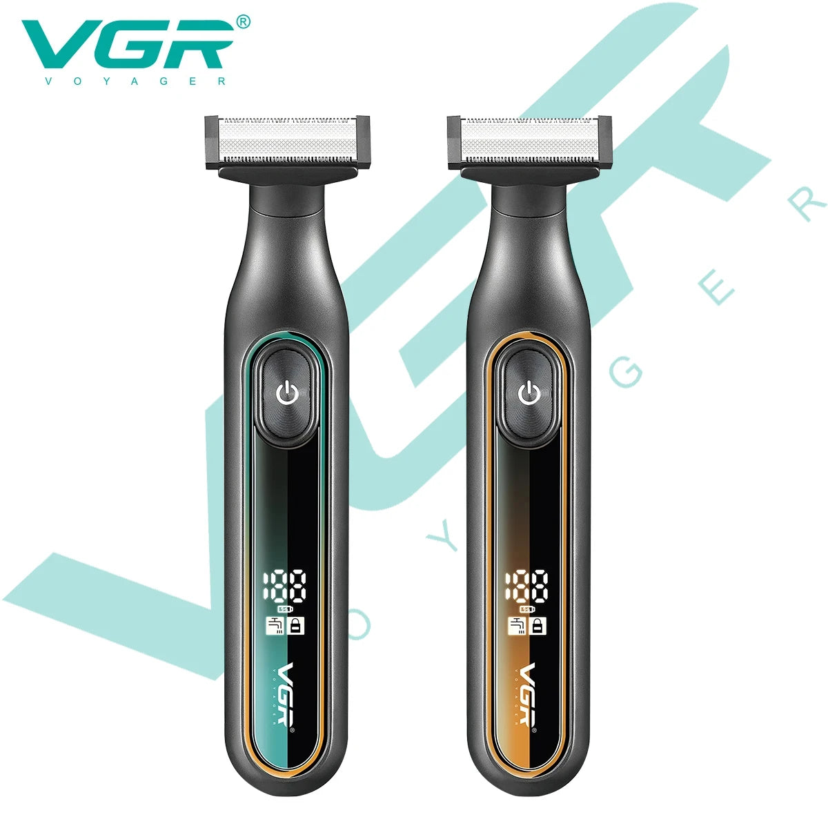 VGR V-360 Professional Shaving Set LED Intelligent Digital Display