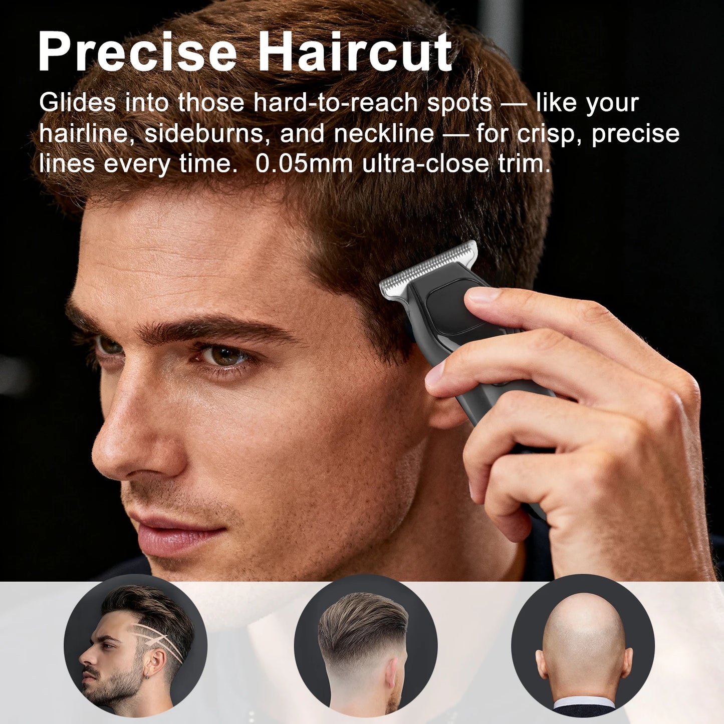 Hair Trimmer Beard Trimmer for Men Professional Hair Clipper