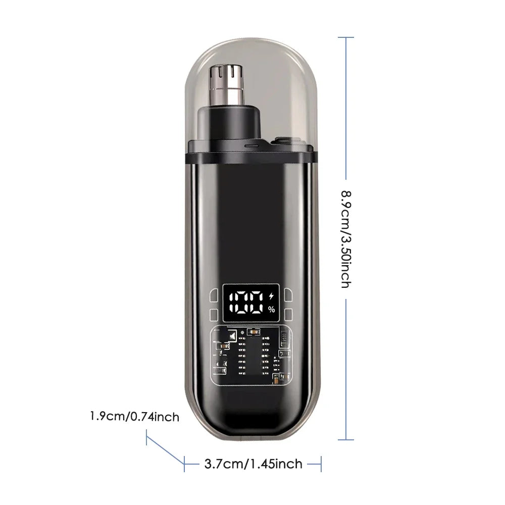 Electric Nose Hair Trimmer Clipper Rechargeable Multi-kinetic Shaving