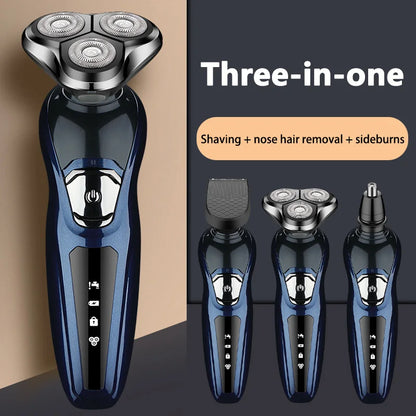 Electric Shaver 3-in-1 Washable Rechargeable Electric Razor