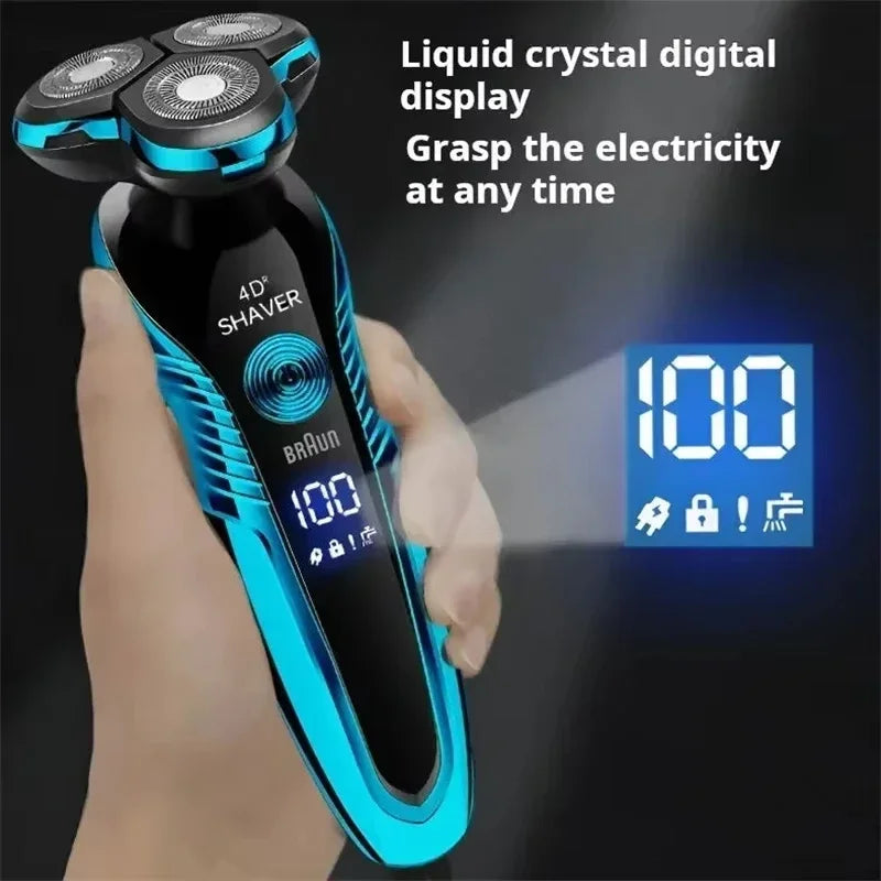 Elecrtic Razor Gif 4-in-1 Electric Shaver Portable Men Shaver Travel Electric Shaver ...