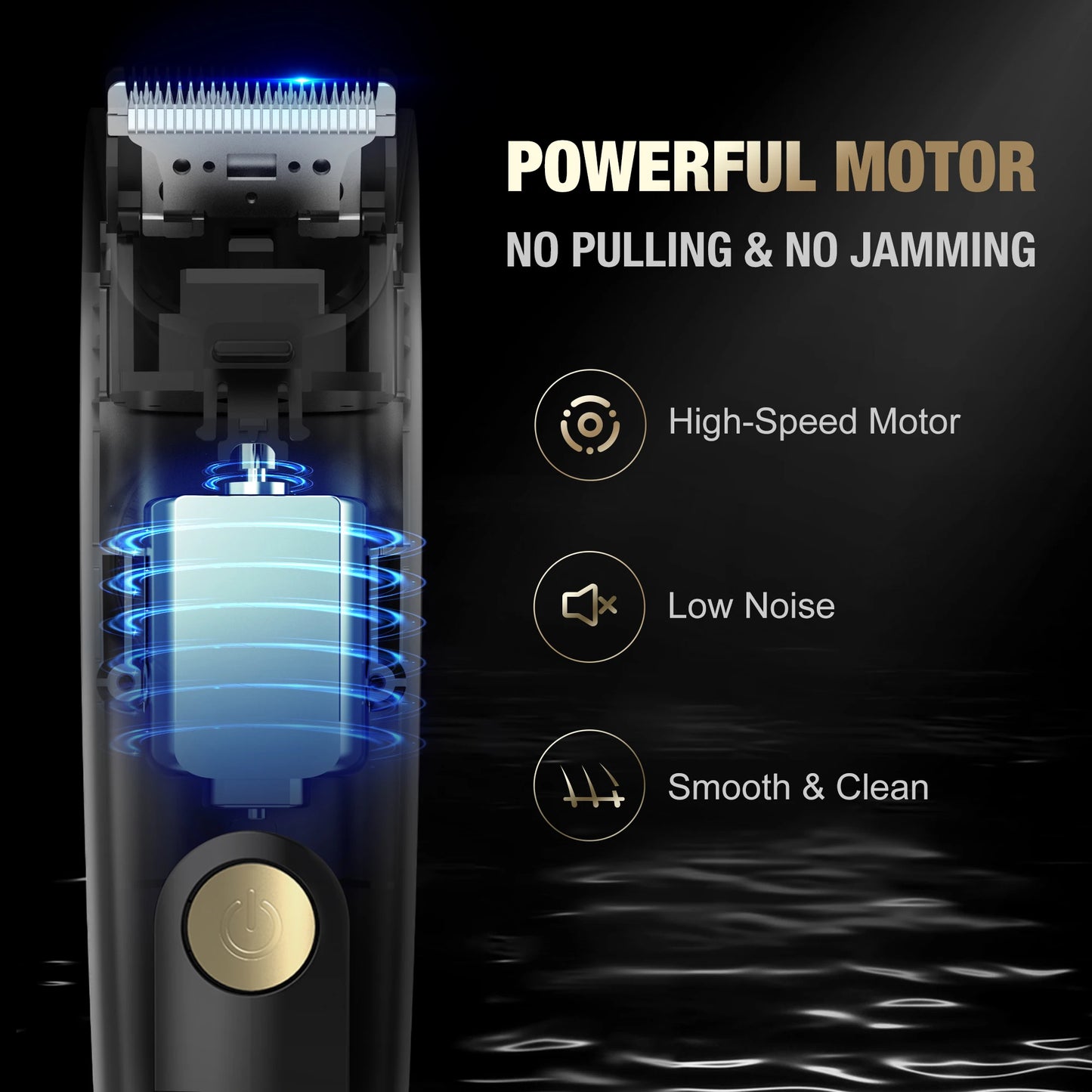 Electric Hair Clippers Men Professional Cordless Hair Trimmer