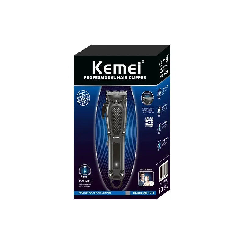 Kemei KM-1071 USB Charging Cordless Hair Salon Clipper