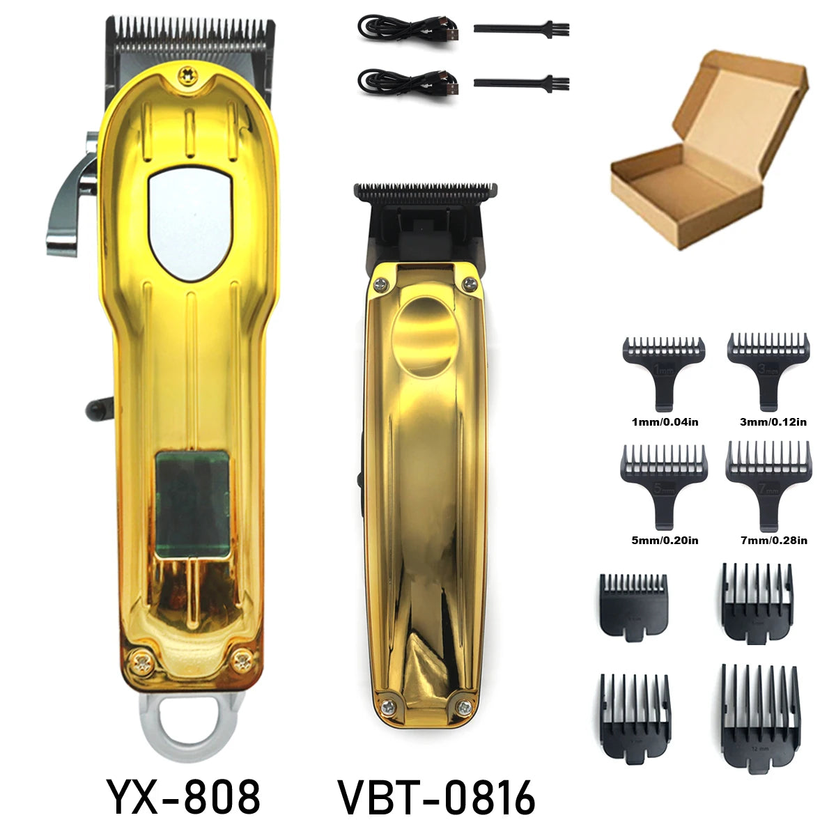 Hair Trimmer for Men Professional DLC Blade T-Blade Zero Gapped
