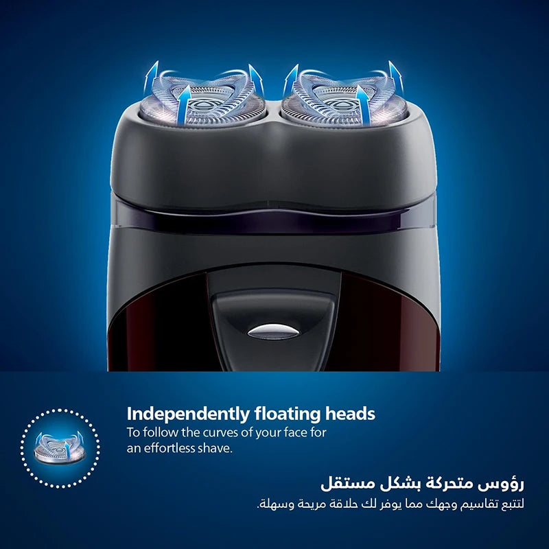 Philips Electric Shaver Battery Power Portable Beard Trimmer