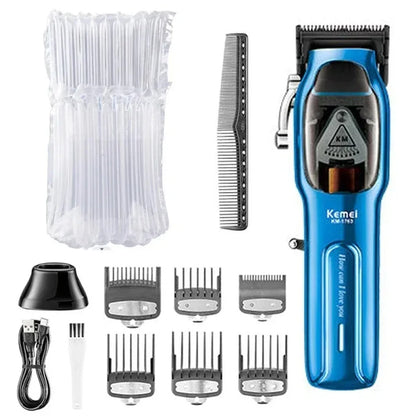 Kemei Km-1763 Fully Automatic Professional Men's Hair Clipper