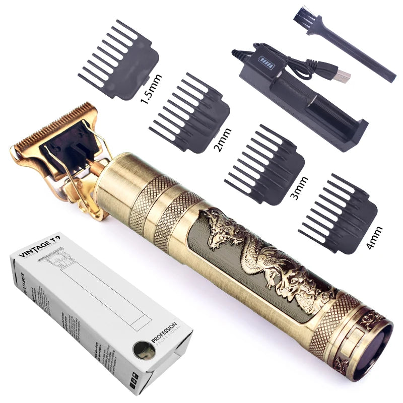 T9 Hair Clipper Professional Electric Hair Trimmer 0mm Baldheaded