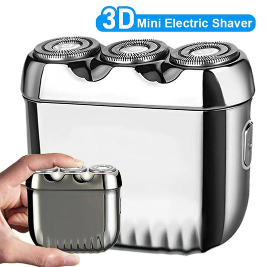 Mini Electric Shaver For Men Portable Rechargeable Beard Razor