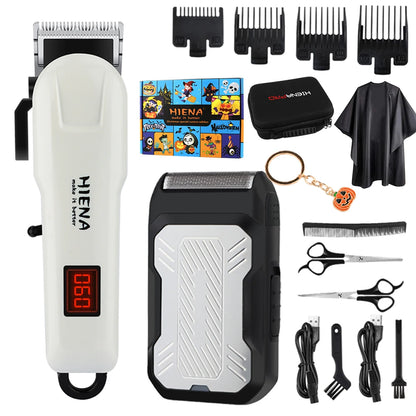 Hiena HYN-222 Electric Hair Clipper UBS Rechargeable Cordless Trimmer