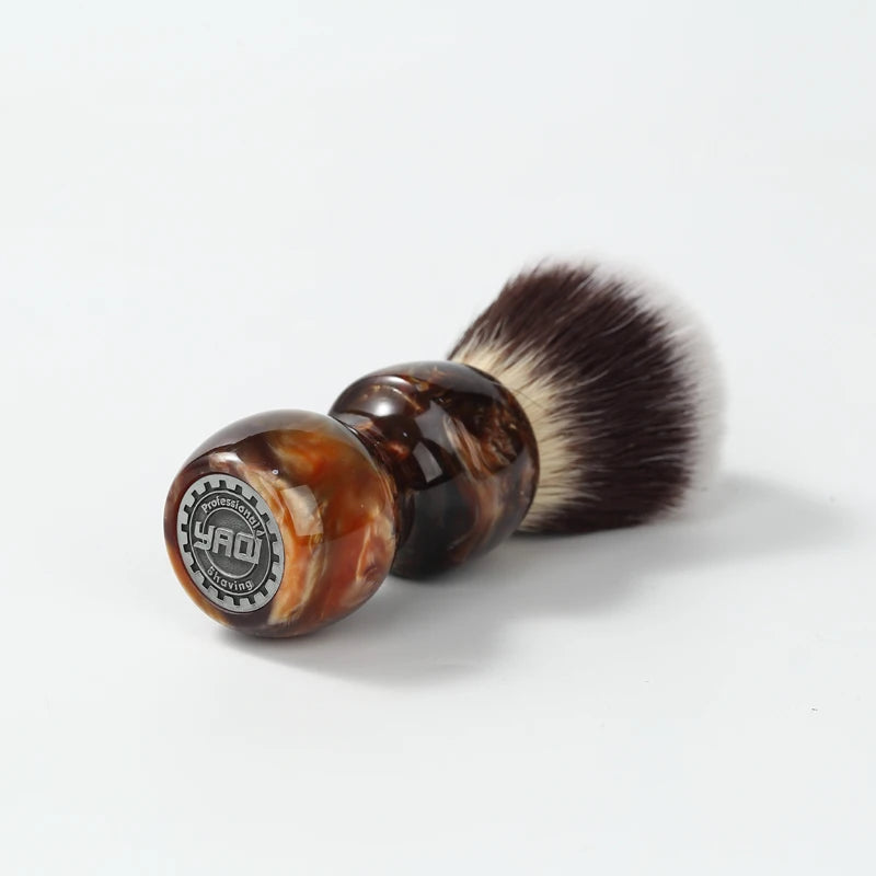 YAQI Caramel Cat's Whisker Synthetic Shaving Brush