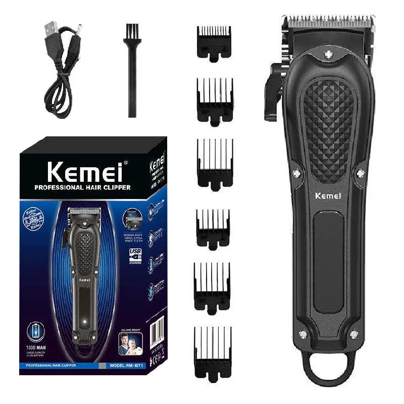 Kemei adjustable hair clipper for men professional hair trimmer