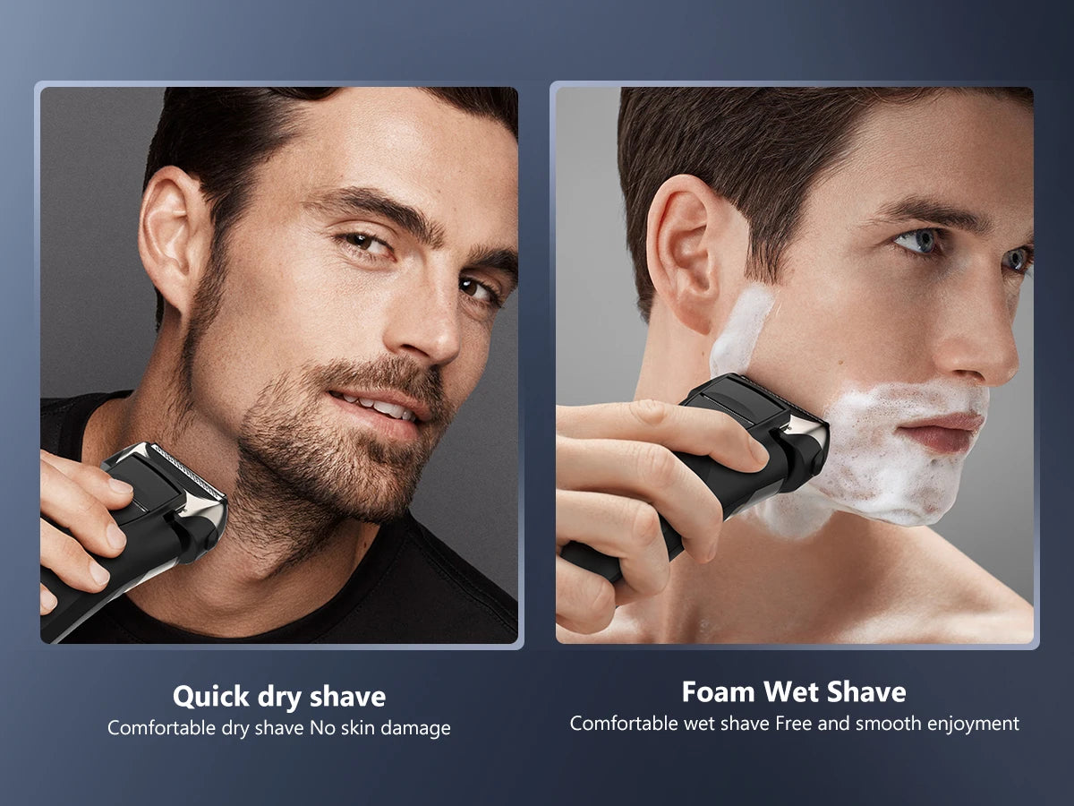 Shiver Razor Original Razor Electric Shaver Professional with Beard Trimmer – Beard Air