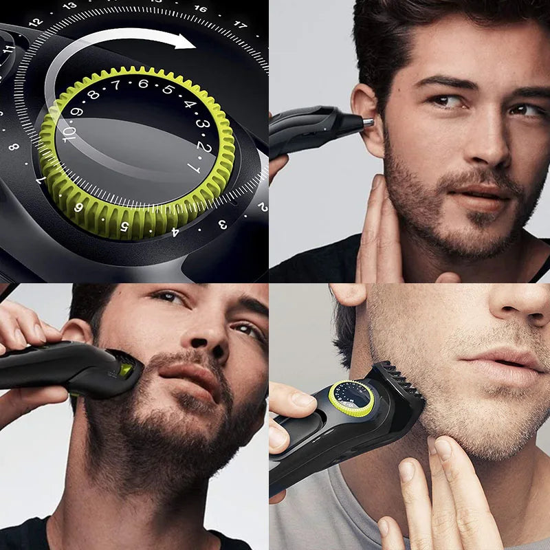 Kemei Electric Hair Clipper Beauty kit for Men Electric shaver beard trimmer
