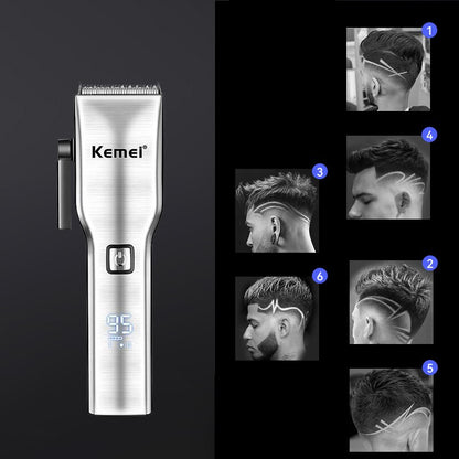 Original Kemei Rechargeable Powerful Hair Trimmer Barber Hair Clipper