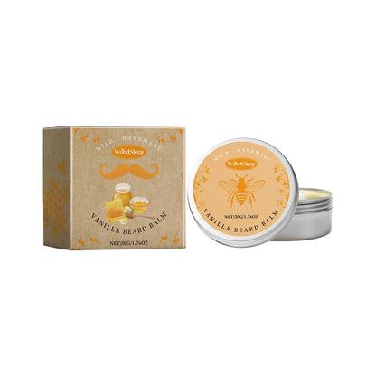 Natural Vanilla Beard Balm Men Styling Beard Care Cream